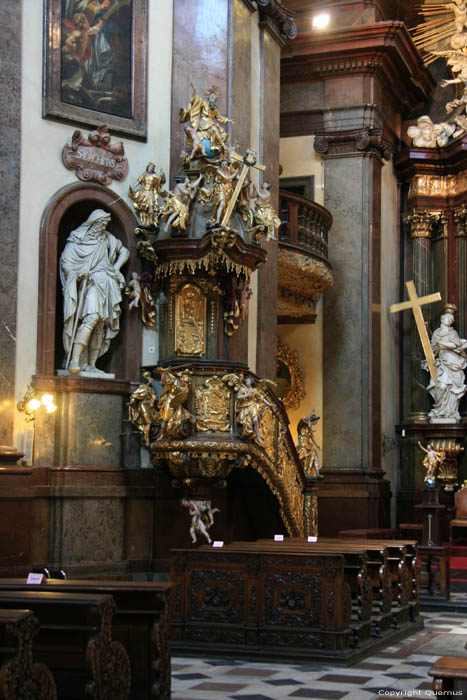 Saint-Francis' church Pragues in PRAGUES / Czech Republic 