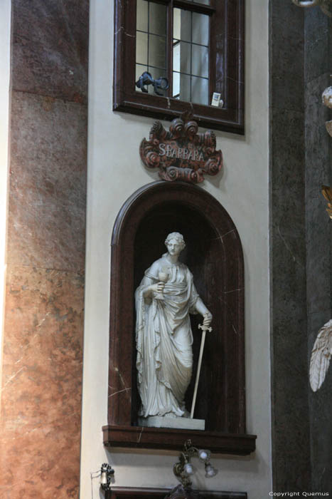 Sint-Franciscuskerk (Koostel Sc.Frantiska) Praag in PRAAG / Tsjechi 