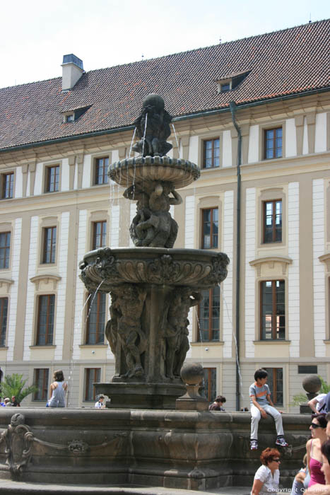 Fountain Pragues in PRAGUES / Czech Republic 