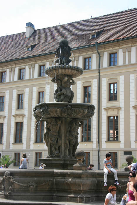 Fontein Praag in PRAAG / Tsjechi 