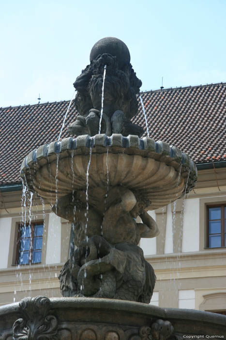 Fountain Pragues in PRAGUES / Czech Republic 
