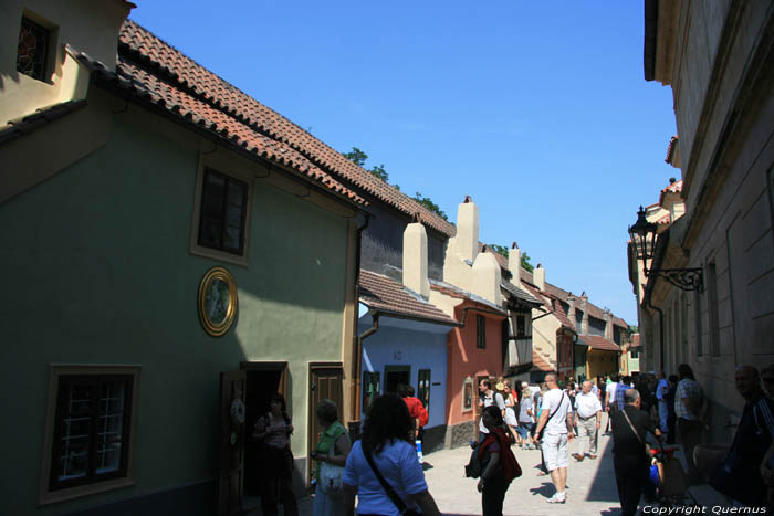 Gouden straatje Praag in PRAAG / Tsjechi 
