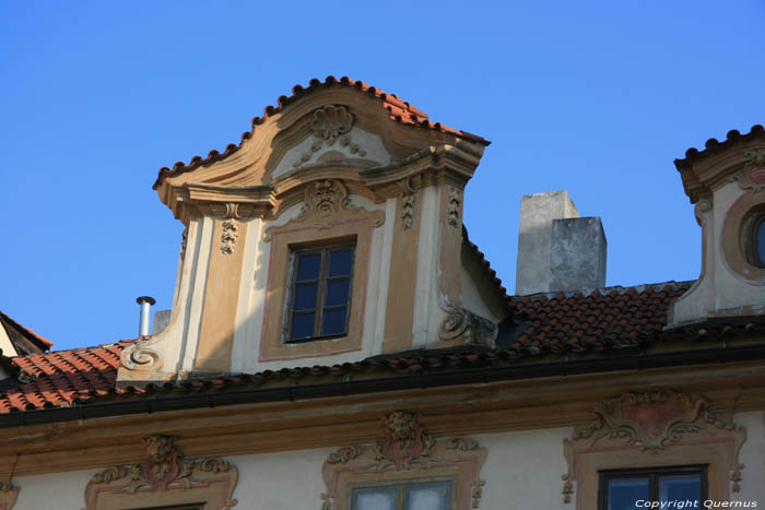 House with icon Pragues in PRAGUES / Czech Republic 