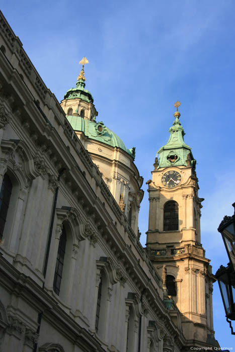 Sinat Nicolas' church Pragues in PRAGUES / Czech Republic 