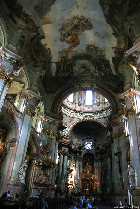 Sinat Nicolas' church Pragues in PRAGUES / Czech Republic 