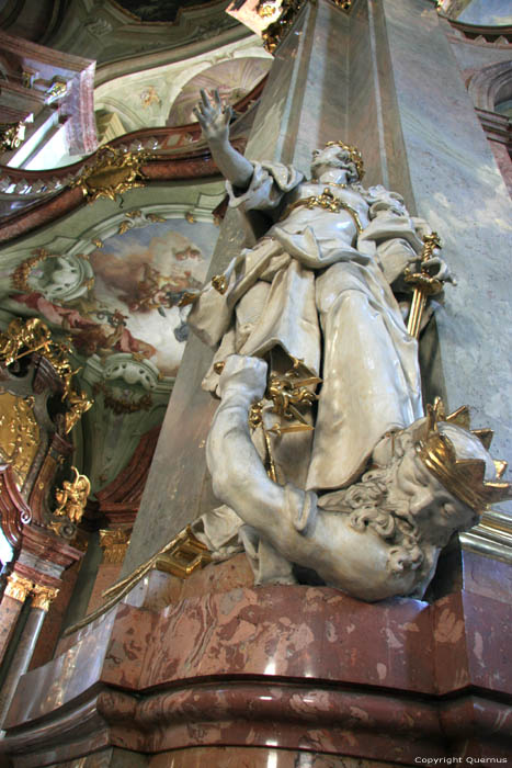 glise Saint-Nicolas Pragues  PRAGUES / Rpublique Tchque 