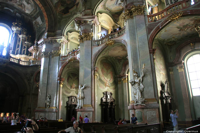 Sinat Nicolas' church Pragues in PRAGUES / Czech Republic 