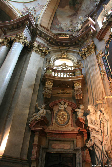 Sinat Nicolas' church Pragues in PRAGUES / Czech Republic 