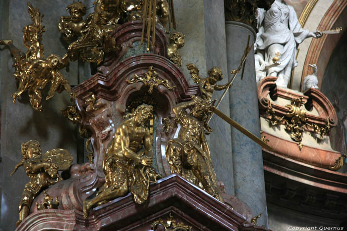 Sint-Nicolaaskerk (Kostel Sv. Mikulase) Praag in PRAAG / Tsjechi 