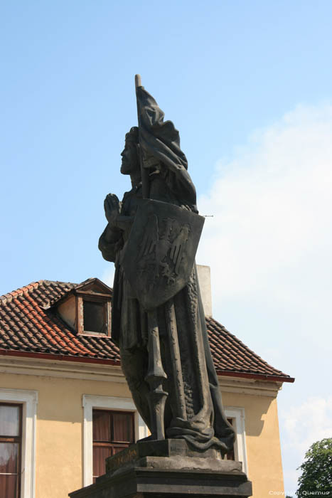 Saint-Wenceslas' statue Pragues in PRAGUES / Czech Republic 