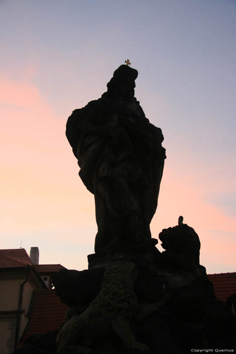 Saint-Vitus' statue Pragues in PRAGUES / Czech Republic 