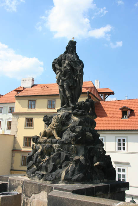 Saint-Vitus' statue Pragues in PRAGUES / Czech Republic 