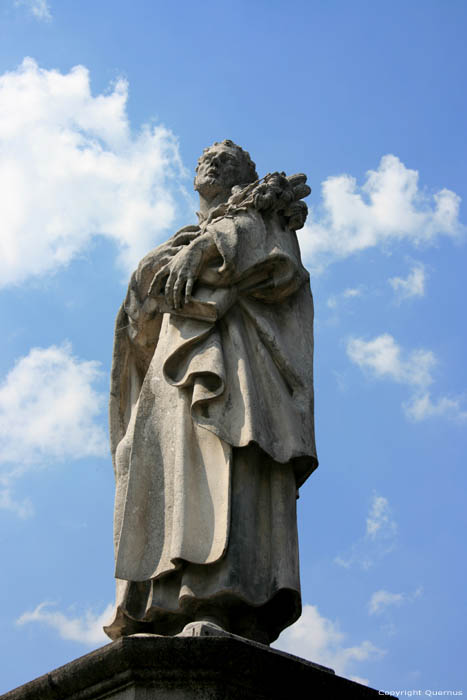 Statue of St. Philip Benitius Pragues in PRAGUES / Czech Republic 