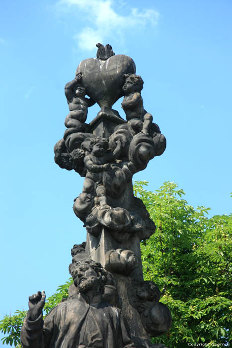 Statue of St. Cajetan Pragues in PRAGUES / Czech Republic 