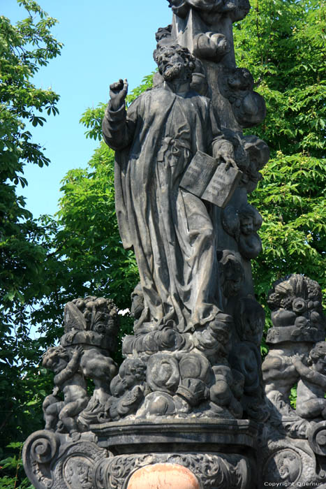 Statue of St. Cajetan Pragues in PRAGUES / Czech Republic 