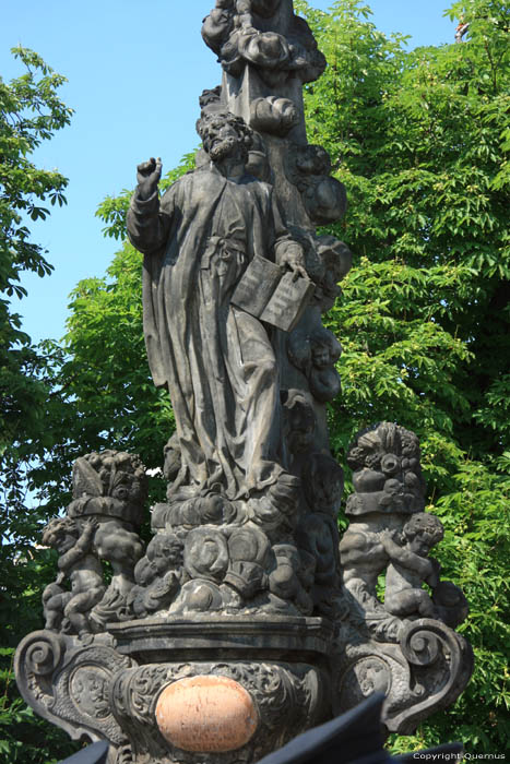 Statue of St. Cajetan Pragues in PRAGUES / Czech Republic 