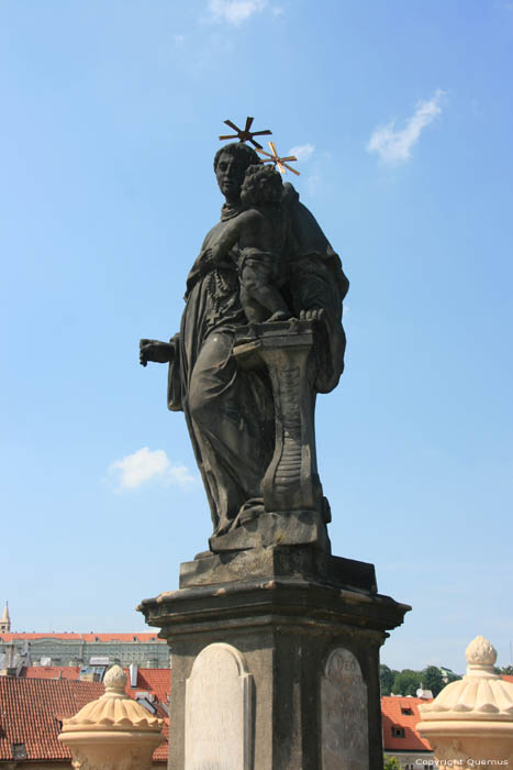 Beeld Sint-Antonius van Padua (socha sv. Antonna Padunskho) Praag in PRAAG / Tsjechi 