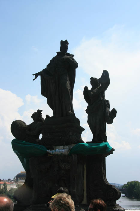 Saint Francis of Borgia 's statue Pragues in PRAGUES / Czech Republic 