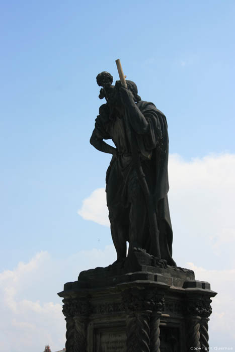 Saint Christopher's statue Pragues in PRAGUES / Czech Republic 