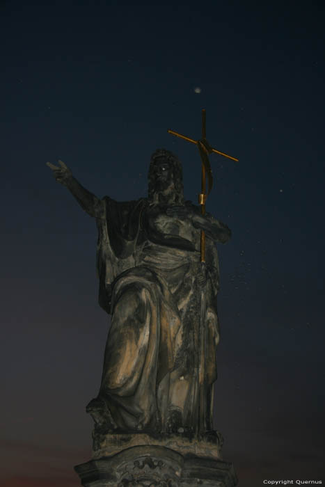 Beeld Sint-Johannes de Doper (socha sv. Jana Ktitele) Praag in PRAAG / Tsjechi 