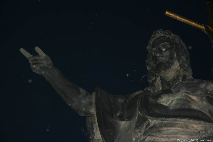 Statue de Saint-Jean le Baptist Pragues  PRAGUES / Rpublique Tchque 