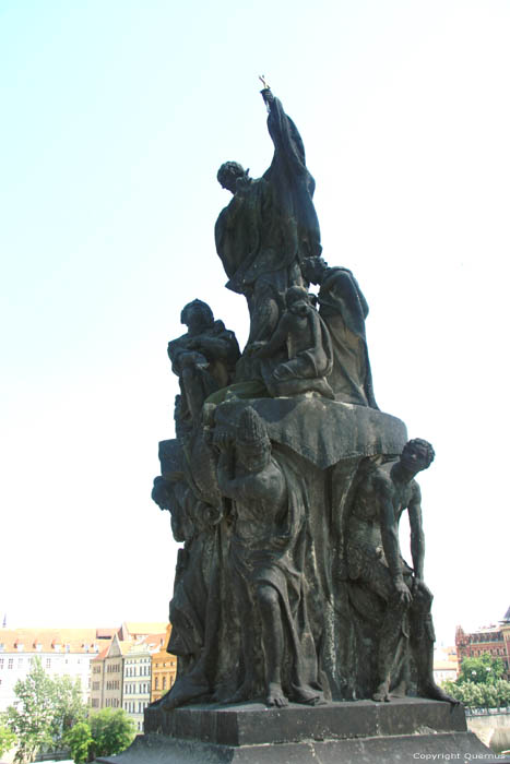 Saint Francis Xavier's statue Pragues in PRAGUES / Czech Republic 