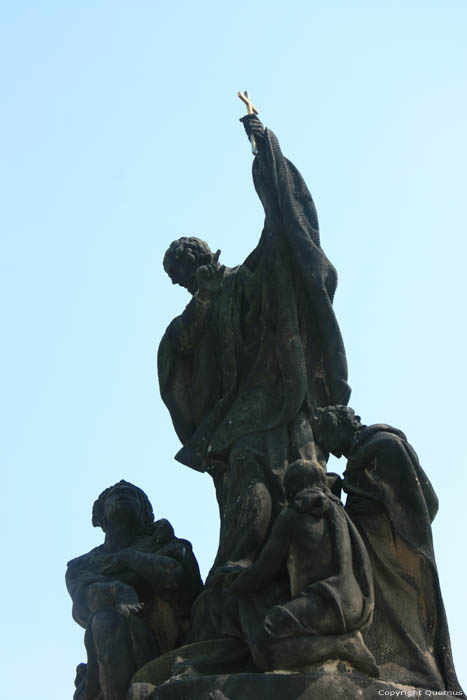 Saint Francis Xavier's statue Pragues in PRAGUES / Czech Republic 