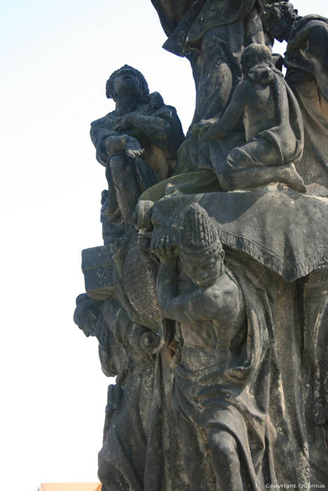 Saint Francis Xavier's statue Pragues in PRAGUES / Czech Republic 