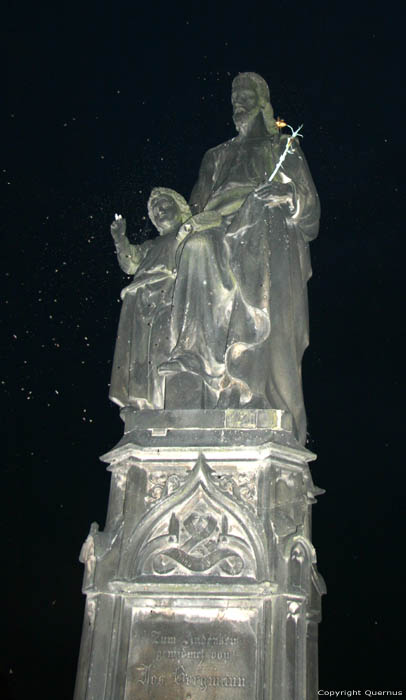 Statue de Saint Joseph Pragues  PRAGUES / Rpublique Tchque 