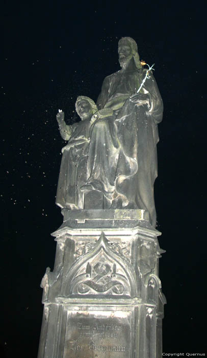 Saint Joseph 's statue Pragues in PRAGUES / Czech Republic 