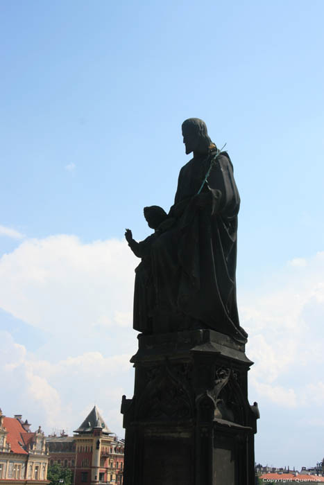 Saint Joseph 's statue Pragues in PRAGUES / Czech Republic 