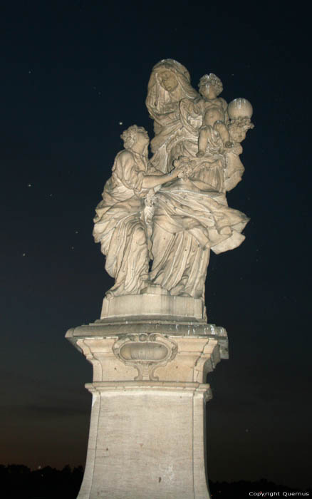 Statue de Saint Anne Pragues  PRAGUES / Rpublique Tchque 