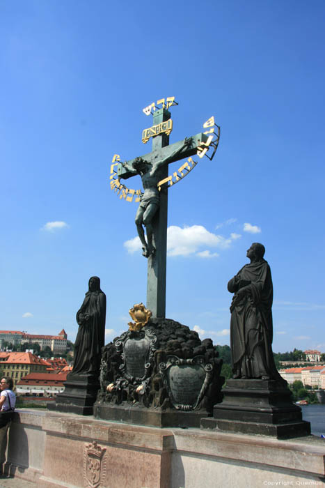 Kruis Crificix en Calvarus (souso Ke s Kalvri) Praag in PRAAG / Tsjechi 