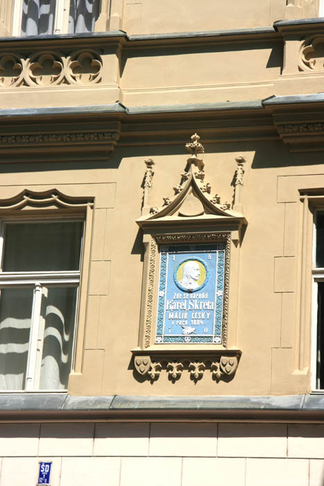 Huis Karel Skreta Praag in PRAAG / Tsjechi 