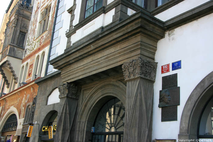 Huis Albert Einstein Praag in PRAAG / Tsjechi 