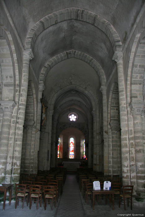 Saint-John-the-Baptist 's Church Charroux / FRANCE 