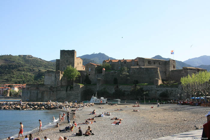 Strand Collioure / FRANKRIJK 