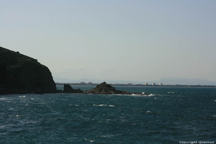 View on Sea and Argels sur Mer Collioure / FRANCE 