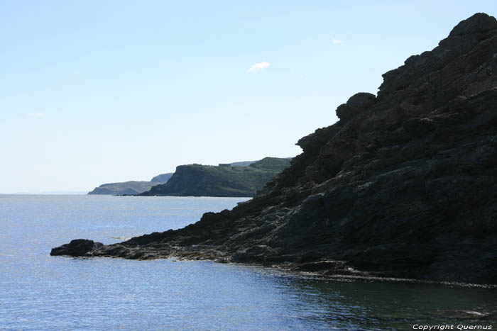 Cliffs between Paulilles and Brar Cape Port Vendres / FRANCE 