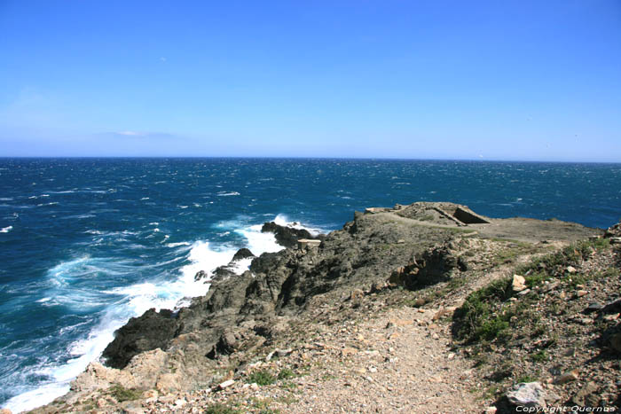 Ruins of Fort on Bear Cape Port Vendres / FRANCE 