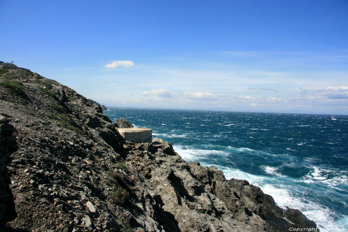 Ruins of Fort on Bear Cape Port Vendres / FRANCE 