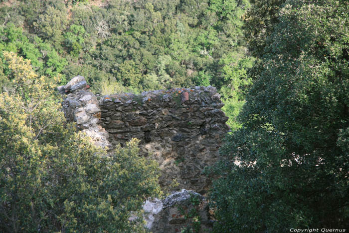 Ruined town of Corbre de Dalt Corbre / FRANCE 