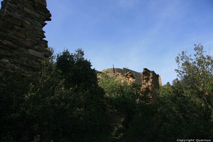 Ruined town of Corbre de Dalt Corbre / FRANCE 