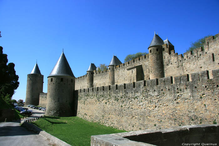 Stadsomwalling Carcassonne / FRANKRIJK 