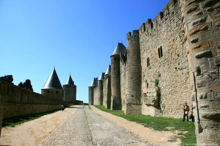Stadsomwalling Carcassonne / FRANKRIJK 