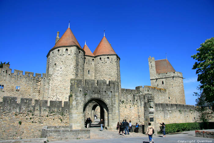 Narbonse Poort Carcassonne / FRANKRIJK 