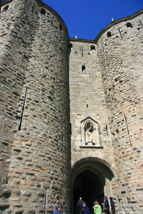 Narbonse Poort Carcassonne / FRANKRIJK 