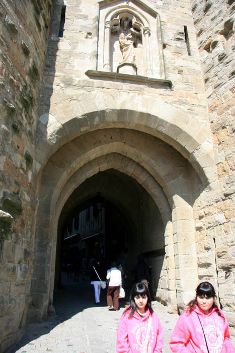 Narbonse Poort Carcassonne / FRANKRIJK 