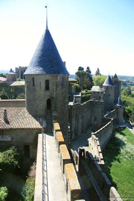 Grafelijk kasteel Carcassonne / FRANKRIJK 