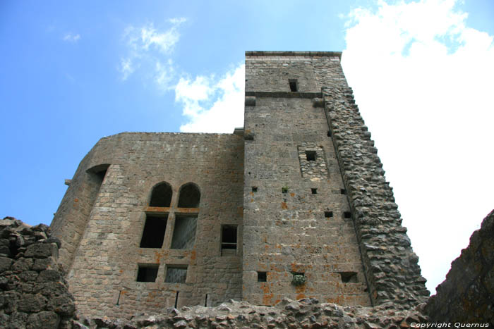 Kasteel van Queribus Cucugnan / FRANKRIJK 